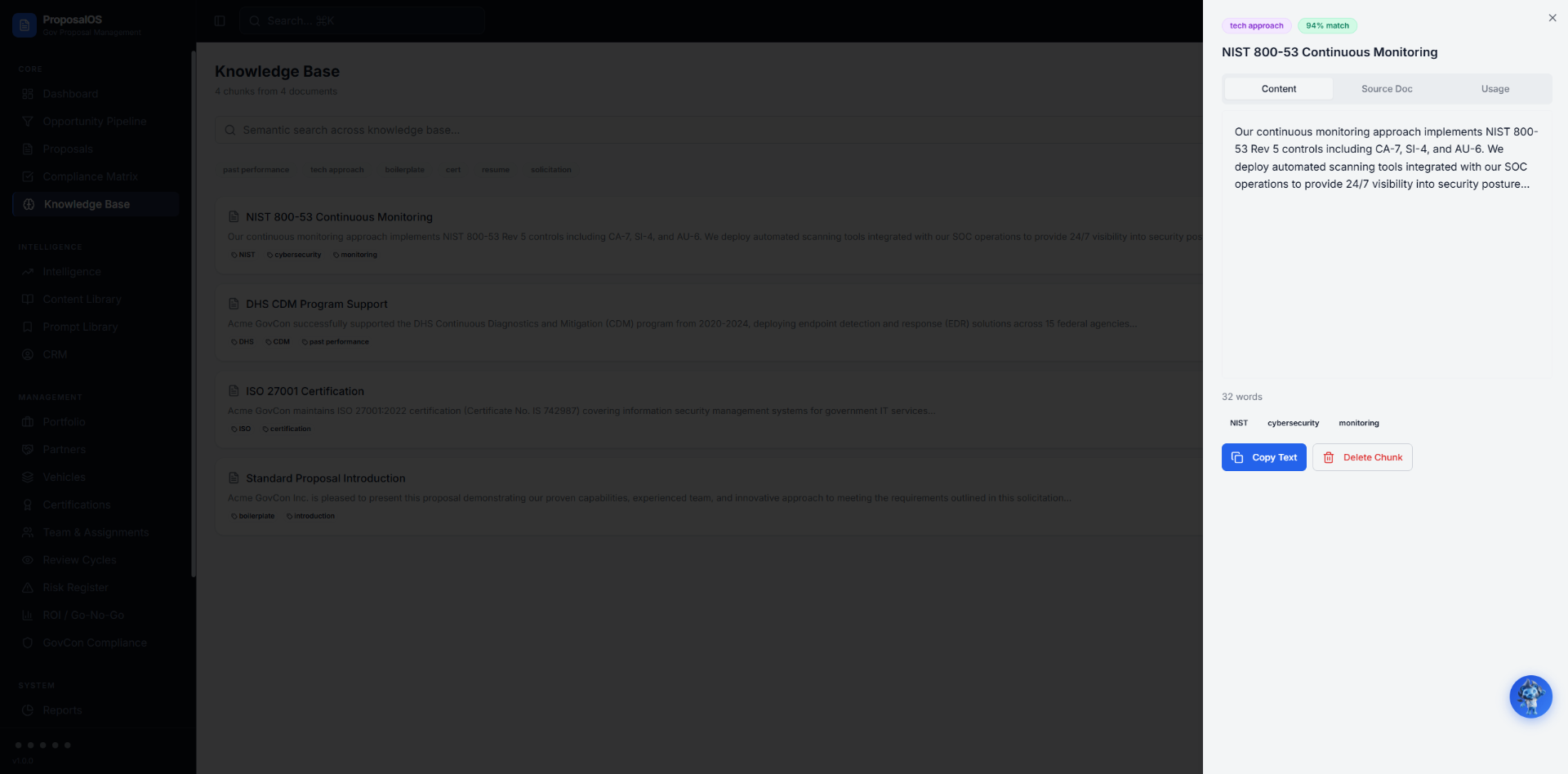 Proposal Platform ProposalOS | Features — Complete Proposal Lifecycle Platform